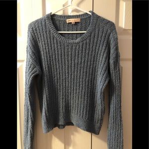 Fuzzy long sleeve sweater